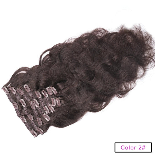 Luxury Wavy Clip-In Hair Extensions from Brazilian Remy, 120g-200g