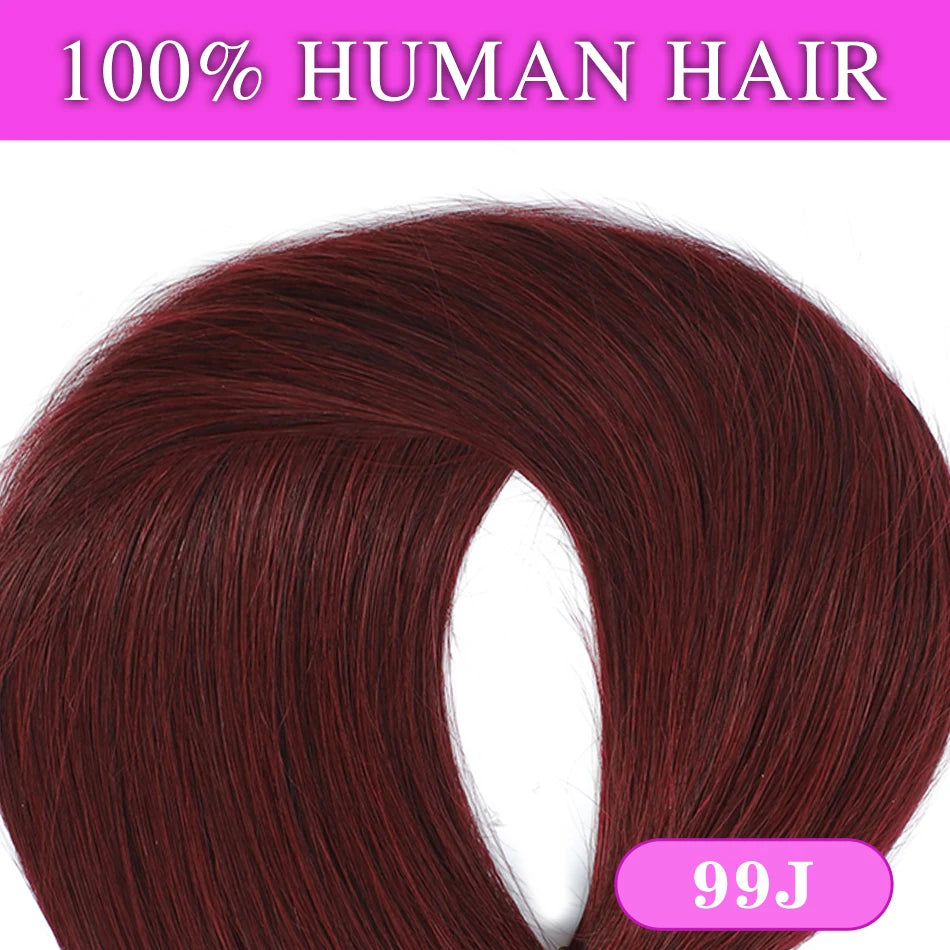 10-Pack Remy Human Hair Body Wave Clip-Ins - Natural Shades, 16-28 Inches, 200G