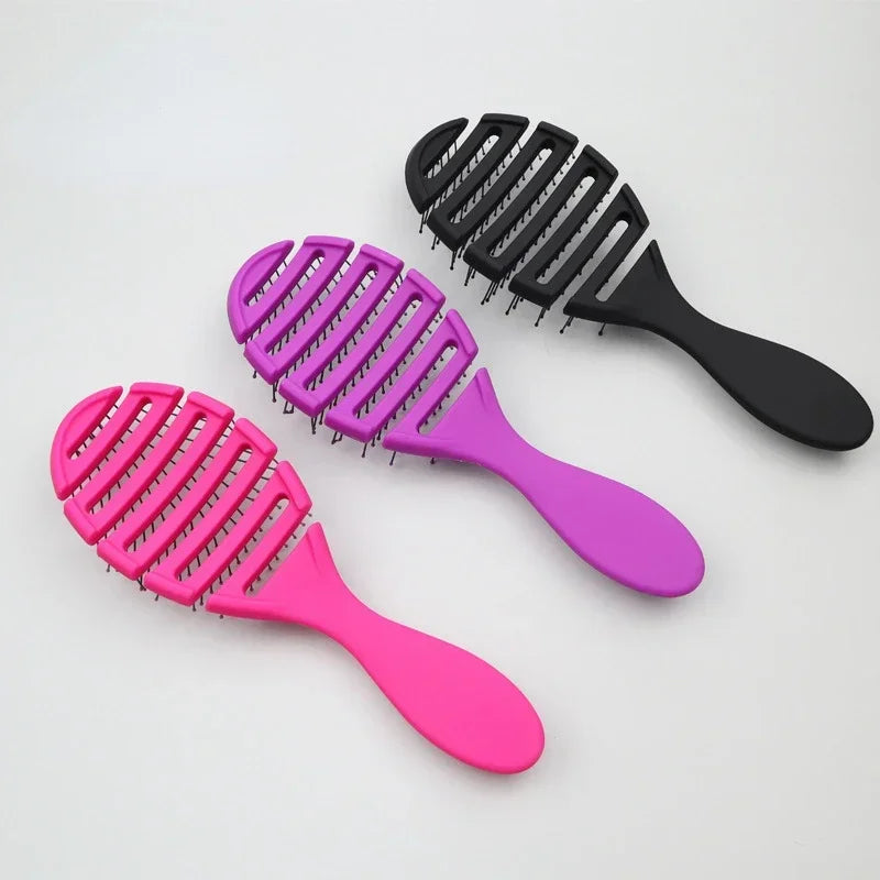 Ultimate Anti-Tangle Wet & Dry Hair Brush with Scalp Massage and Anti-Static Technology