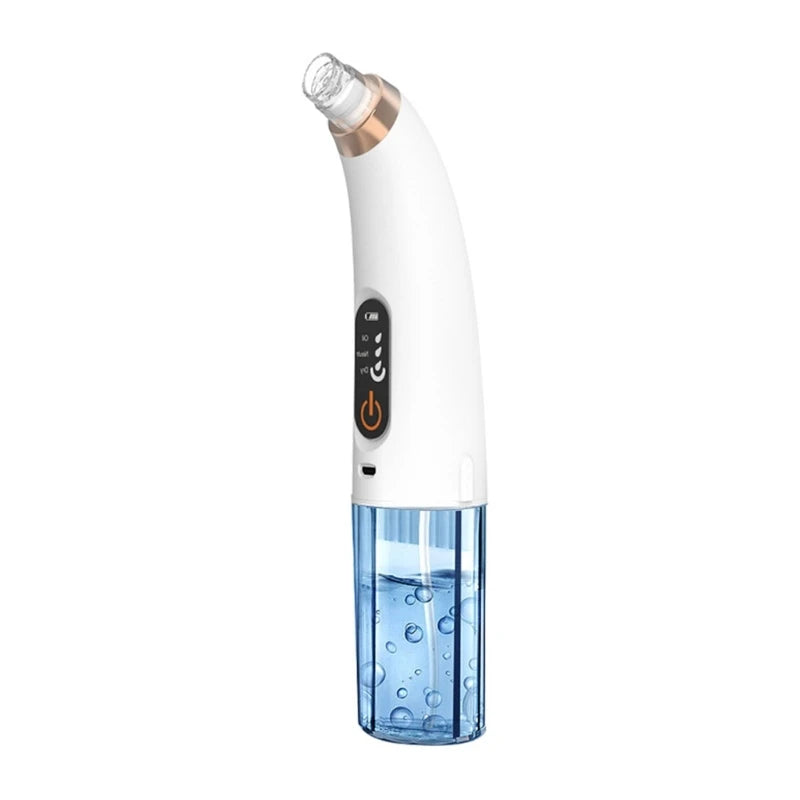 Pore Vacuum Blackhead Remover Water Circulation Pore Cleaner Pimple Extractor Tools with 6 Suction Heads Beauty Device