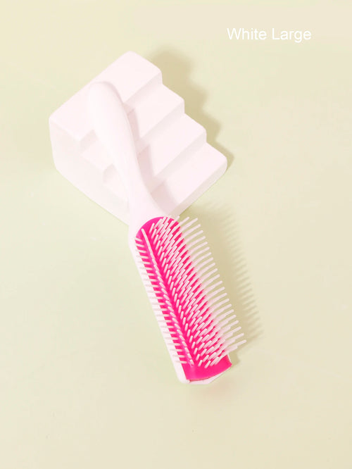 1pcs 9-row wrinkle removal massage curly hair brush, detachable 9-row