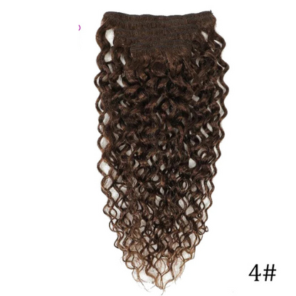 Curly Clip-In Hair Extensions Set - 10 Pieces for Effortless Style