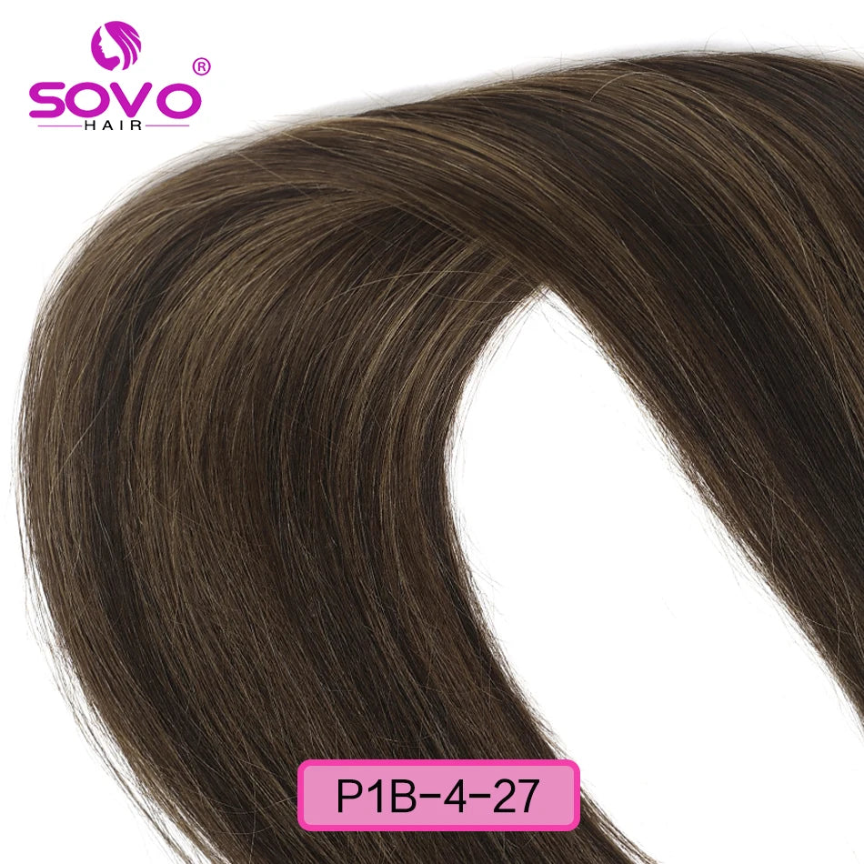 240G Luxurious Body Wave Clip-In Human Hair Extensions