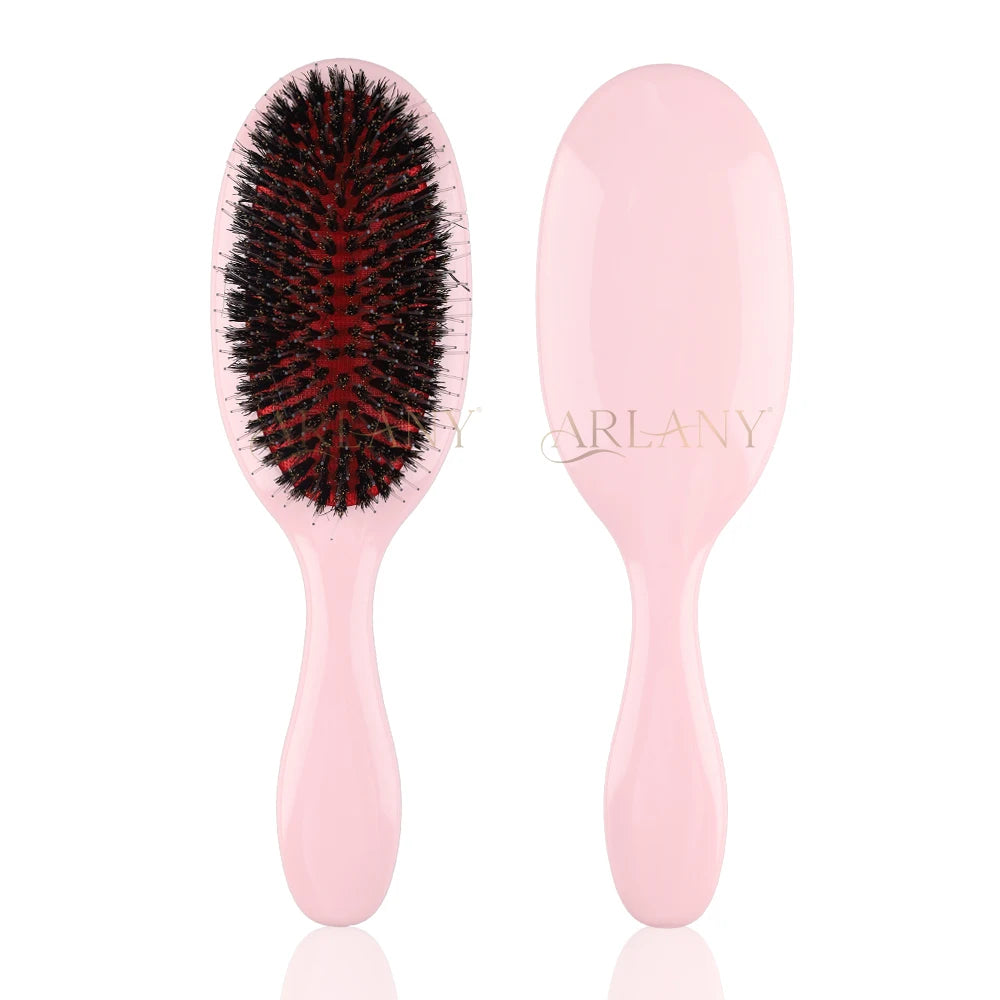 ARLANY Professional Boar Bristle Hair Brush - Ultimate Styling Tool for All Hair Types