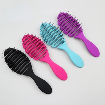 Ultimate Anti-Tangle Wet & Dry Hair Brush with Scalp Massage and Anti-Static Technology