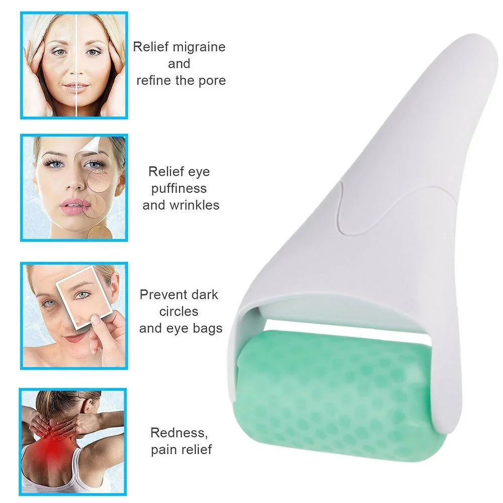 Reusable Face Roller Cooling Ice Roller Massager Skin Lifting Tool Face Lift Massage For Muscle Cold Therapy